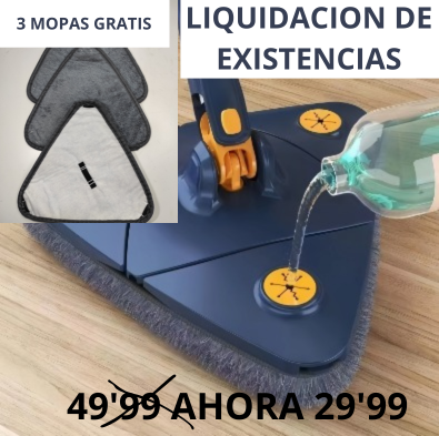 FREGONA AUTOESCURRIBLE 4 EN 1