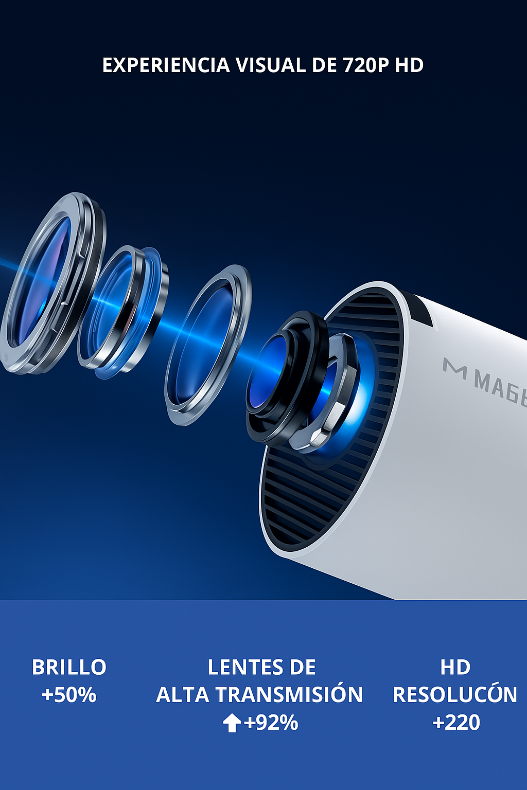 Proyector portátil ultra HD